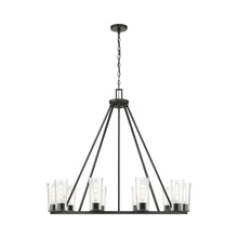 Load image into Gallery viewer, Titus Chandelier in Matte Black (10-Light).
