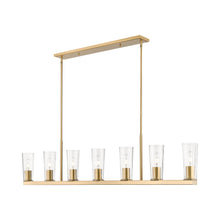 Load image into Gallery viewer, Titus Linear Chandelier in Modern Gold (7-Light).
