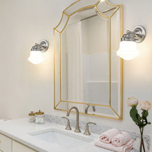 Load image into Gallery viewer, Vaughn Bath Wall Light in bathroom.
