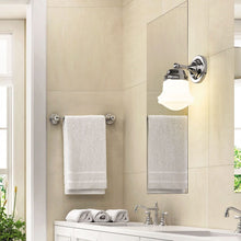 Load image into Gallery viewer, Vaughn Bath Wall Light in bathroom.
