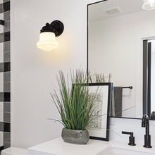 Load image into Gallery viewer, Vaughn Bath Wall Light in bathroom.
