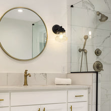 Load image into Gallery viewer, Vaughn Bath Wall Light in bathroom.
