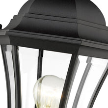 Load image into Gallery viewer, Wakefield Outdoor Clear Glass Post Light in Detail.
