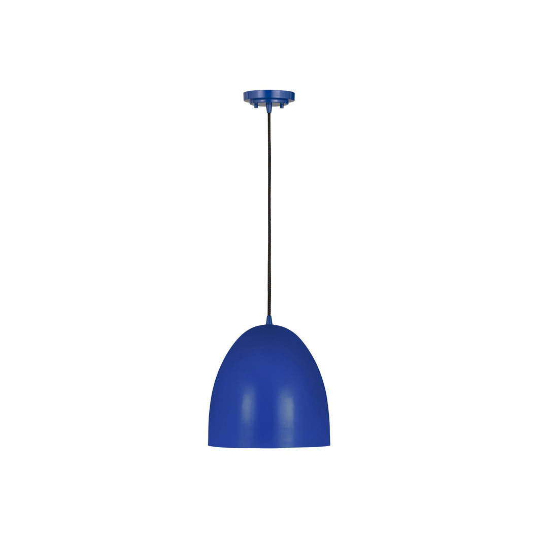 Z-Studio Dome Pendant Light in Blue (9.4-Inch).