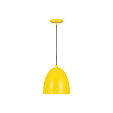 Load image into Gallery viewer, Z-Studio Dome Pendant Light in Yellow (9.4-Inch).
