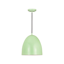 Load image into Gallery viewer, Z-Studio Dome Pendant Light in Mint (12-Inch).
