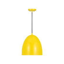 Load image into Gallery viewer, Z-Studio Dome Pendant Light in Yellow (12-Inch).
