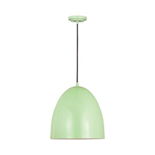 Load image into Gallery viewer, Z-Studio Dome Pendant Light in Mint (18.9-Inch).
