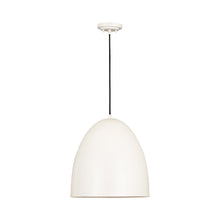 Load image into Gallery viewer, Z-Studio Dome Pendant Light in Satin White (18.9-Inch).
