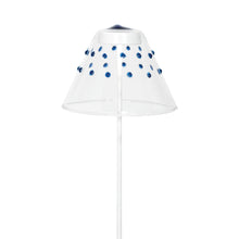 Load image into Gallery viewer, Swap Pro Lamp Shade in Clear with 25 Blue Dots (Borosilicate Glass).
