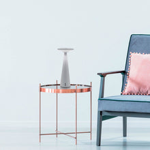 Load image into Gallery viewer, Dama LED Table Lamp in living room.
