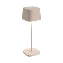 Load image into Gallery viewer, Ofelia LED Table Lamp in Sand.
