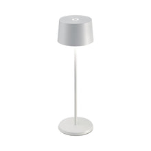 Load image into Gallery viewer, Olivia Pro LED Table Lamp in White.
