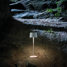 Load image into Gallery viewer, Olivia Pro LED Table Lamp in Outside Area.
