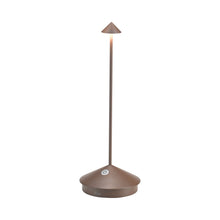 Load image into Gallery viewer, Pina Pro LED Table Lamp in Rust.
