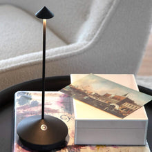 Load image into Gallery viewer, Pina Pro LED Table Lamp in living room.
