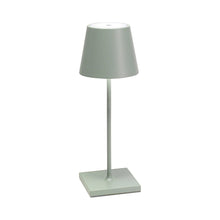 Load image into Gallery viewer, Poldina Mini LED Table Lamp in Sage.
