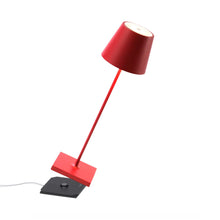 Load image into Gallery viewer, Poldina Pro LED Table Lamp in Ruby Red (Large).
