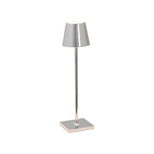 Load image into Gallery viewer, Poldina Pro LED Table Lamp in Chrome (Small).
