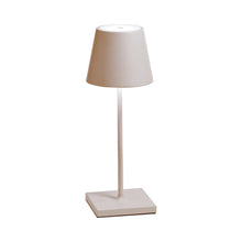 Load image into Gallery viewer, Poldina Pro Mini LED Table Lamp in Sand.
