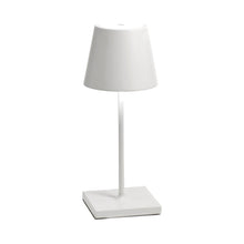 Load image into Gallery viewer, Poldina Pro Mini LED Table Lamp in White.
