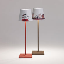 Load image into Gallery viewer, Poldina X Peanuts LED Table Lamp in Detail.
