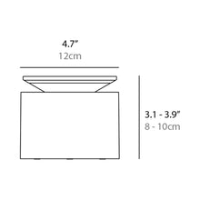 Load image into Gallery viewer, PushUp Pro LED Table Lamp - line drawing.
