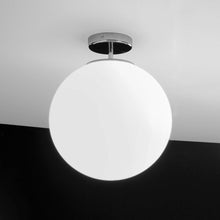 Load image into Gallery viewer, Sferis Semi Flush Mount Ceiling Light in Chrome.
