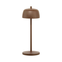 Load image into Gallery viewer, Theta Pro LED Table Lamp in Rust.
