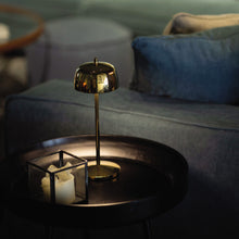 Load image into Gallery viewer, Theta Pro LED Table Lamp in Detail.
