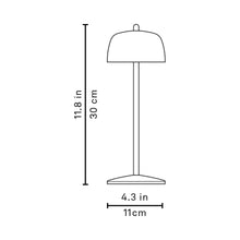 Load image into Gallery viewer, Theta Pro LED Table Lamp - line drawing.

