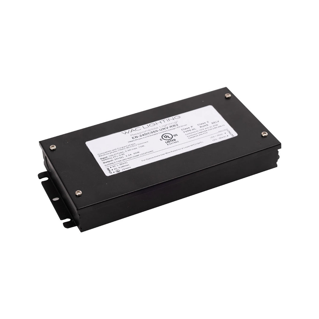 120-277V/24V Dimmable Remote Enclosed Power Supply (60W).