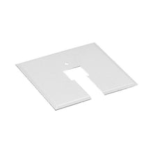 Load image into Gallery viewer, 120V Track System Canopy Plate in White.
