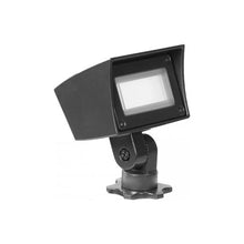 Load image into Gallery viewer, 12V Mini Wall Wash LED Accent Light in Black on Aluminum.
