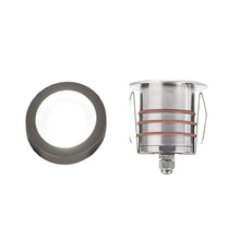 Load image into Gallery viewer, 2 Inch Slim Round LED Inground Light in Bronzed Stainless Steel (Clear Lens).
