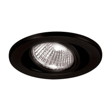 Load image into Gallery viewer, 2.5 Inch Low Voltage Adjustable Recessed Trim in Black (Halogen).
