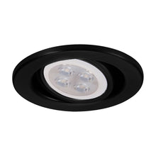 Load image into Gallery viewer, 2.5 Inch Low Voltage Adjustable Recessed Trim in Black (LED).
