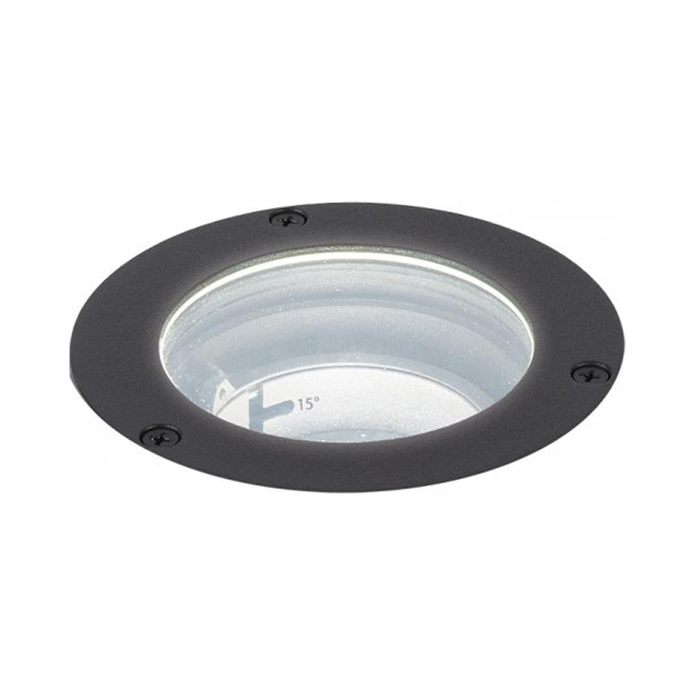 3 Inch 12V LED Inground Light in Bronze on Aluminum.