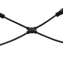 Load image into Gallery viewer, 4 Way "X" Connector for InvisiLED Outdoor Tape Light in Detail.
