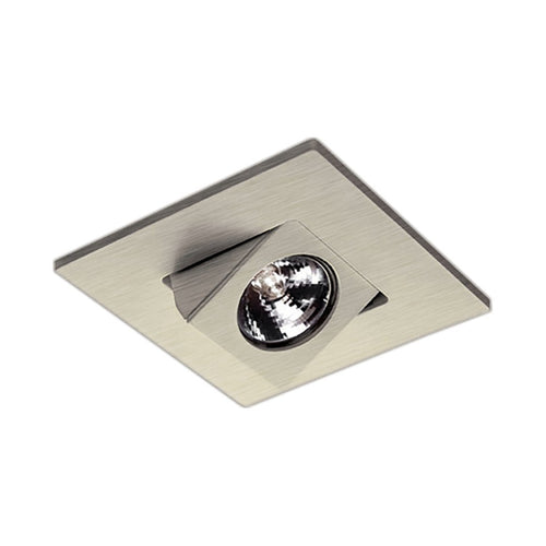 4 Inch Low Voltage Die-Cast Adjustable Square Recessed Trim.