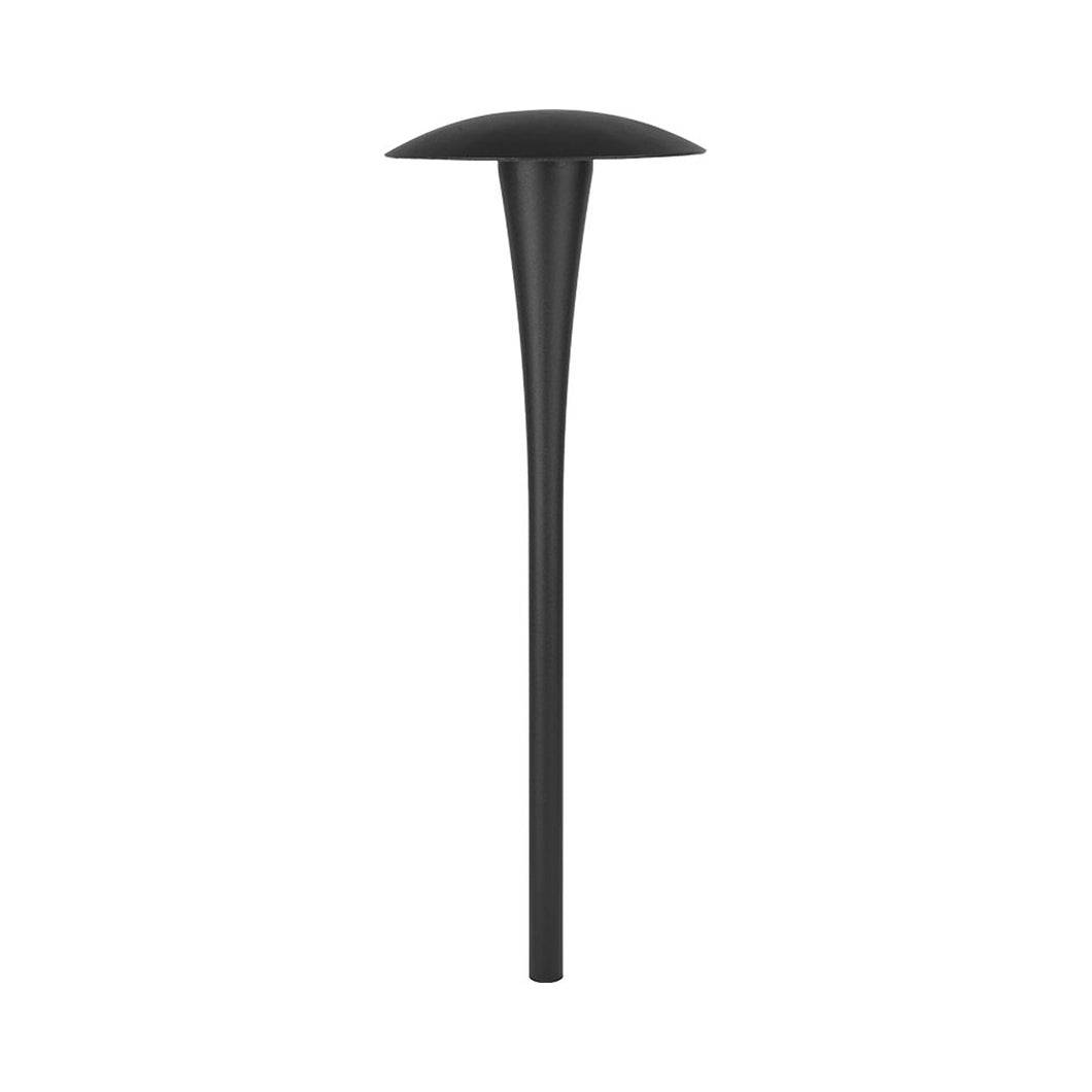 6011 LED Area Light in Black/Aluminum.