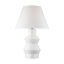 Load image into Gallery viewer, Abaco Large LED Table Lamp in Arctic White.
