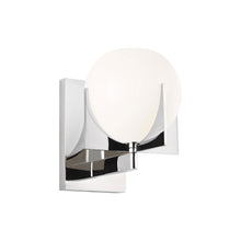 Load image into Gallery viewer, Abbott Bath Wall Light in Polished Nickel.
