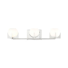 Load image into Gallery viewer, Abbott LED Bath Vanity Light in Polished Nickel.
