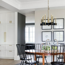 Load image into Gallery viewer, Abrams Chandelier in dining room.

