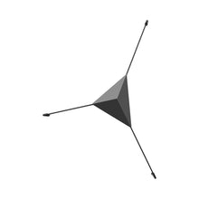 Load image into Gallery viewer, Abstract™ LED Ceiling/Wall Light in Satin Black/Large.
