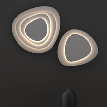 Load image into Gallery viewer, Abstract Panels LED Wall Light in Detail.
