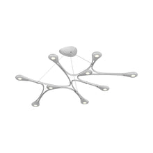 Load image into Gallery viewer, Abstraction™ LED Pendant Light in Bright Satin Aluminum (9-Light).

