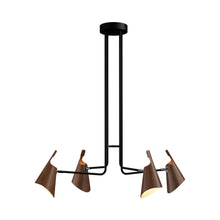 Load image into Gallery viewer, Balance Chandelier in Imbuia (4-Light).
