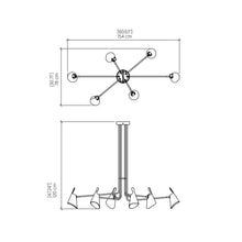 Load image into Gallery viewer, Balance Floor Lamp - line drawing.
